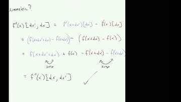 Lecture 7 Part 2: Second Derivatives, Bilinear Forms, and Hessian Matrices