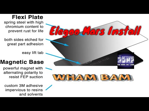 Wham Bam Flexible Build System for Resin Printers