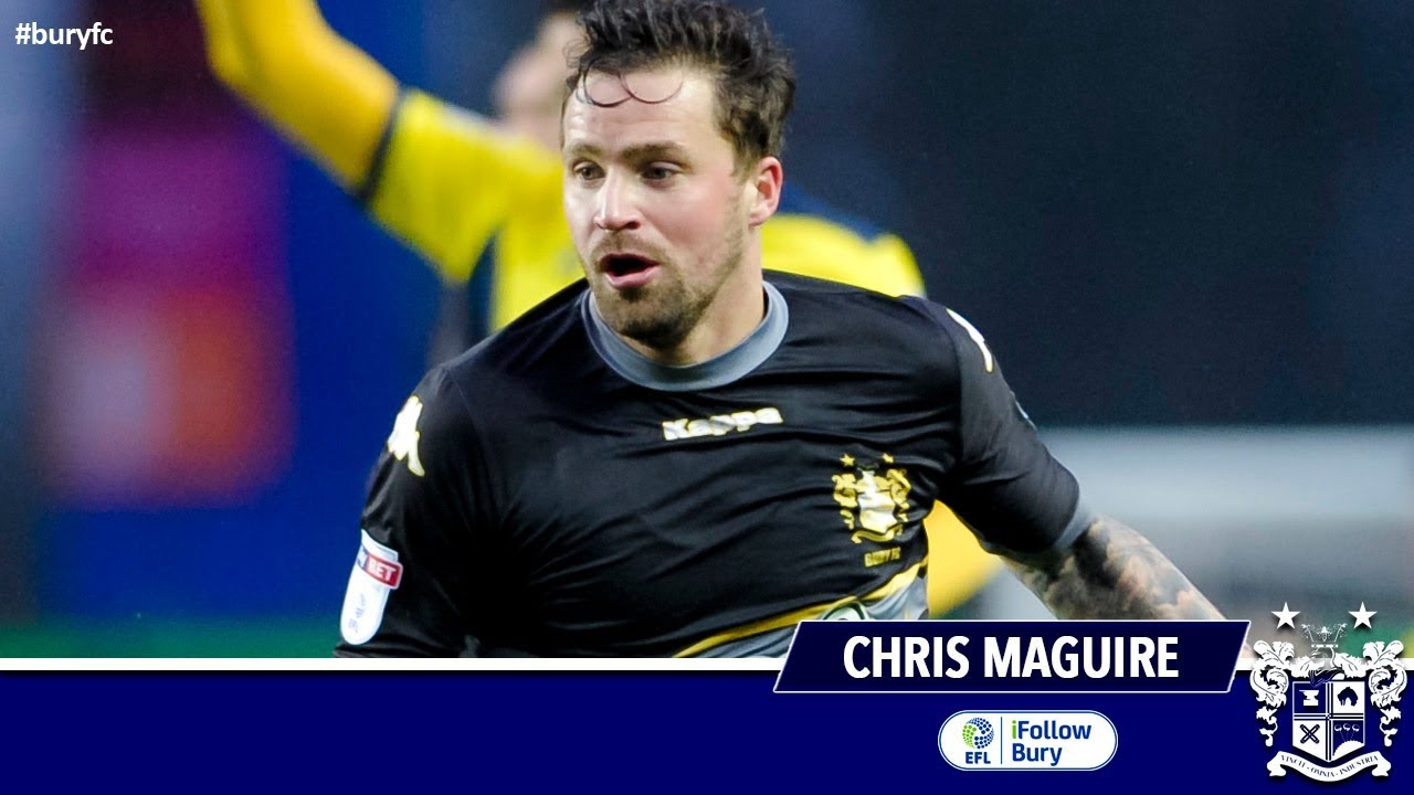 YouTube Teaser: Maguire on Blackpool game bury fc message board