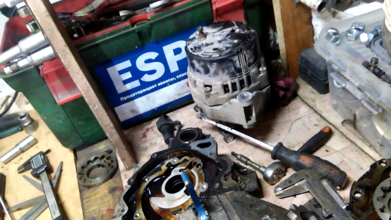 разбор маслонасоса ваз-2112 - YouTube