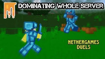 Becoming God 😱 in Nethergames duels || Nethergames duels gameplay with new touch controls