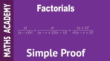 How to simplify Factorials - full example