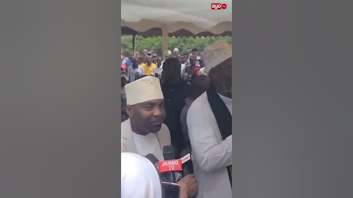 WAZIRI MASAUNI ALIVYOFIKA KWA ALI KIBAO, WAFUASI WATAKA IGP NA MASAUNI WAJIUZULU