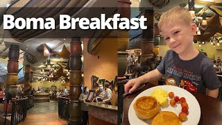 Boma Breakfast at Disneys Animal Kingdom Lodge