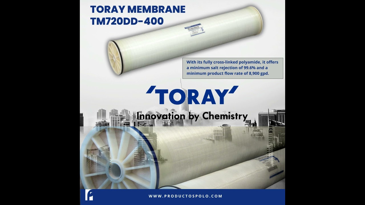 "Revolutionize Water Treatment with TM720DD-400 Membranes:  Performance and Superior Water Quality"