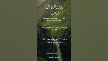 سوره آل عمران آیه 102