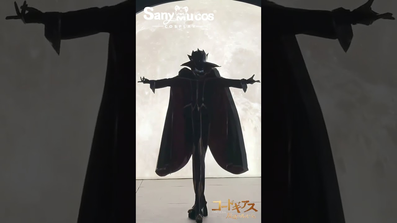 🖤🖤🤍 Code Geass Cosplay Lelouch Zero Cosplay Costume show🤍🖤#sanymucos #cosplay  #codegeass