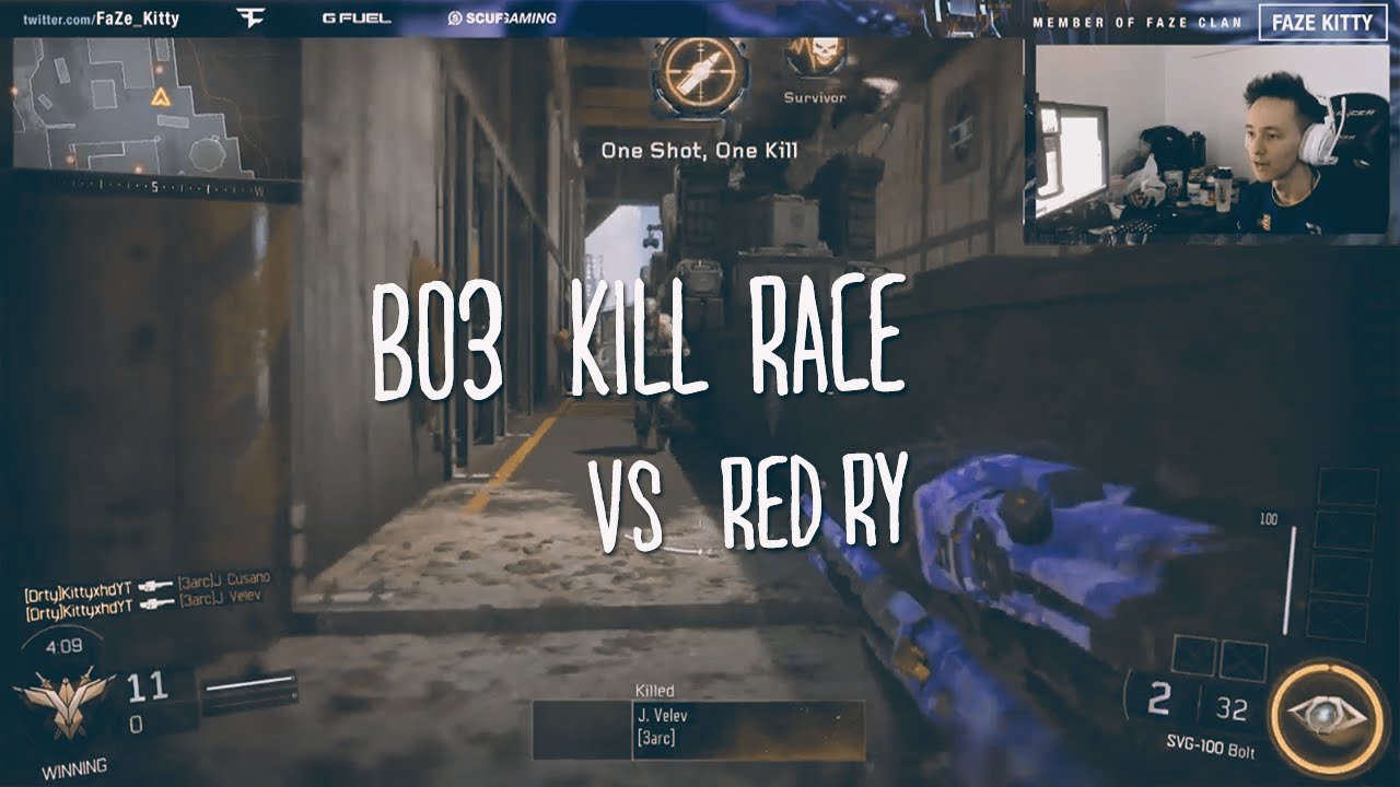 BO3 Kill Race Vs Red Ry!