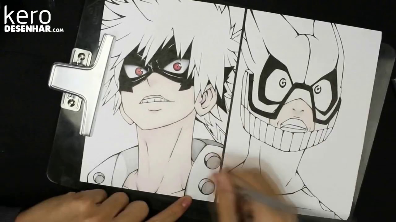 SPEED DRAWING BAKUGOU KATSUKI: MIDORIYA IZUKU CURSO KERODESENHAR