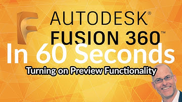 Turning on Preview Features in Fusion 360