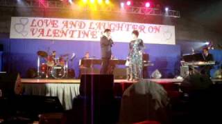 Pelita Corales duet with Rico J. puno @ their valentine concert