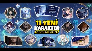 ÇARİÇE VE 11 KARAKTER DUYURULDU | Genshin Impact Türkçe