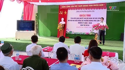 Triển khai cuộc thi tìm hiểu Nghị quyết Đại hội Đảng các cấp| Truyền hình Thanh Hóa