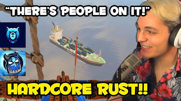 Conquering A Hardcore Server With The BIGGEST Rust Youtubers ft. Blooprint and Etone