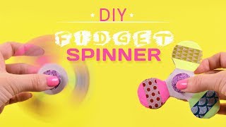 DIY Fidget Spinner | How To Make Spinner Without Bearings