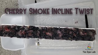 картинка: Узоры в технике тай-дай: Cherry Smoke Incline Twist (один из новых интересных цветов Dharma)