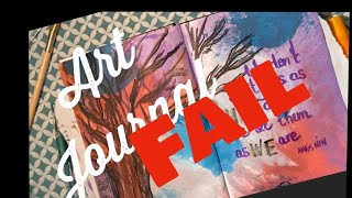Mixed Media Art Journal - Fail