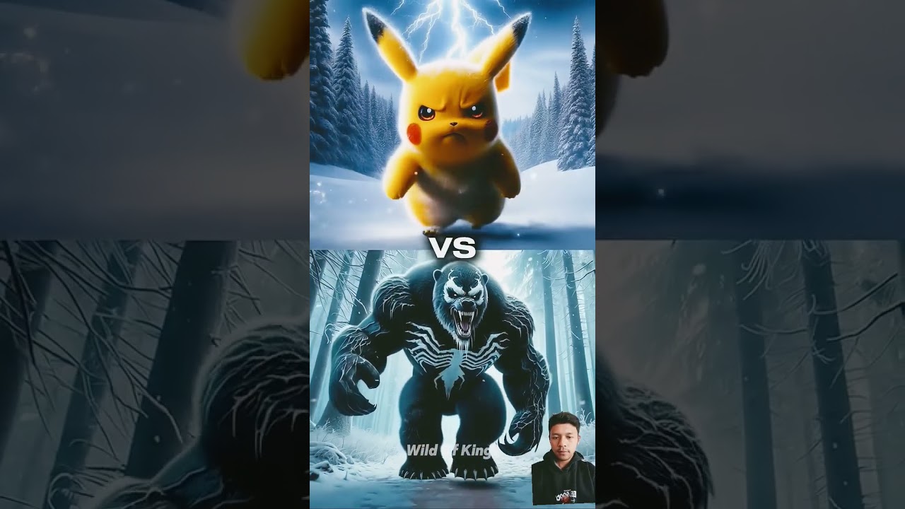 Epic Showdown: Pikachu vs. Venom – Who Will Win 