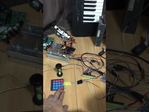 matrix keypad and servo