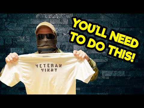 COMMENT Stencil T-SHIRT (TIPS MILITAIRE ET ASTUCES)