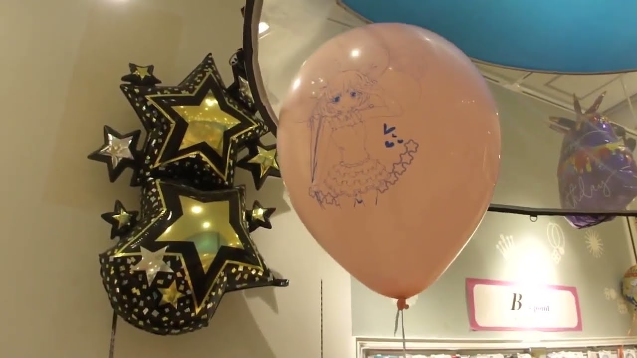 風船膨らまし　唐可可ヘリウム膨らまし