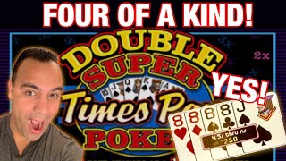 ♠️ Double Super Times Pay Poker Video Poker .25 denom Triple Double!! ♥️ ♦️ 👑