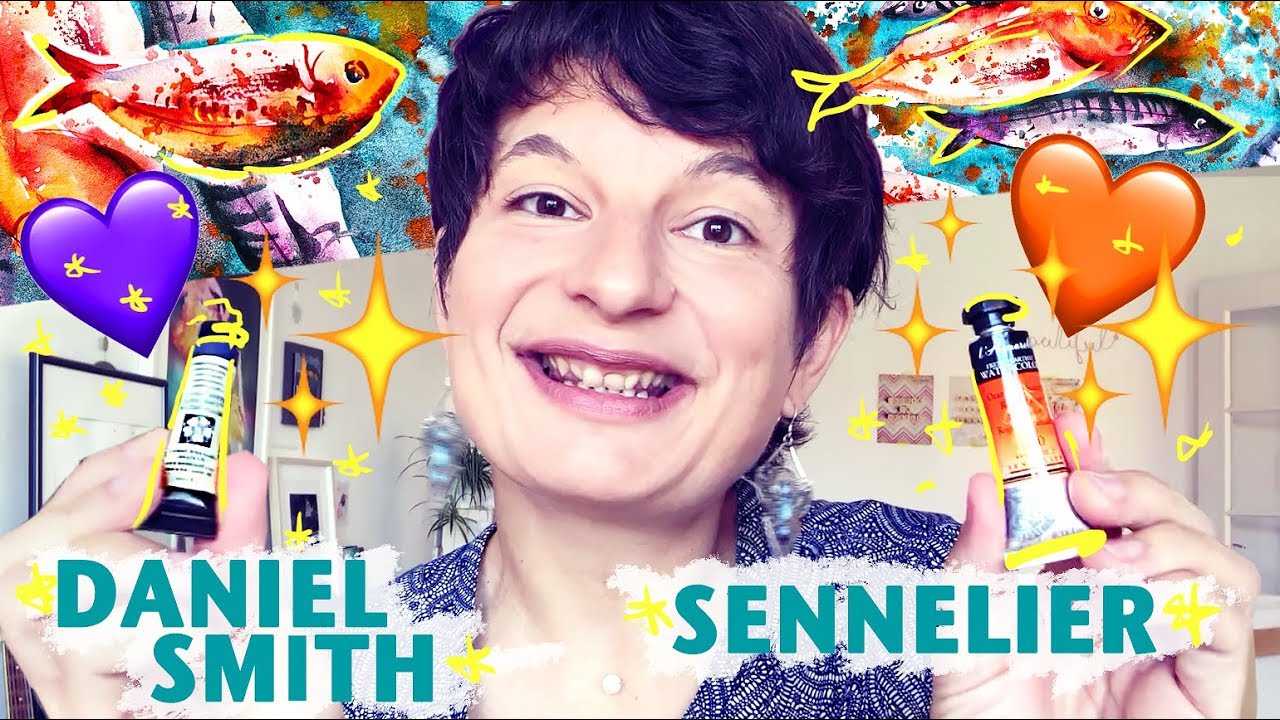 watercolor tutorial clouds My 2 new PAINTS!! 🎨 Daniel Smith + Sennelier Watercolor