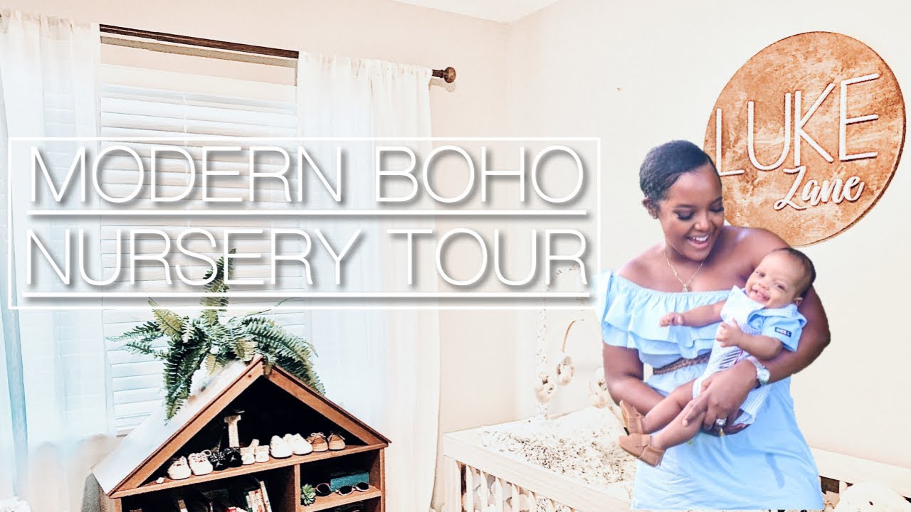 BABY BOY MODERN BOHO NURSERY 2020! | Ashley Nicole By Design