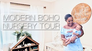 BABY BOY MODERN BOHO NURSERY 2020! | Ashley Nicole By Design