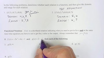 MATH 1030 Section 8 1 Introduction to Functions