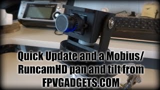 Mobius / RuncamHD 360º pan and tilt mount from fpvgadgets.com