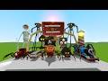 Monster Battle: BUS EATER, HOUSE HEAD, CAR EATER, MEGAHORN, TRAIN EATER, CHOO CHOO CHARLES in GMOD