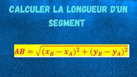 Comment calculer la longueur d
