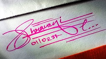 Shravani signature video | most stylish signature | #trending #signature #firstkalakar