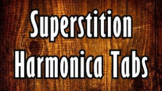 Stevie Wonder - Superstition - Harmonica Tabs - Tutorial