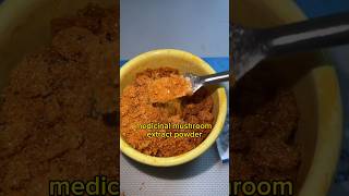 How to Make Medicinal Mushroom Extract Powder #shorts #youtubeshorts #medicinal #mushroom