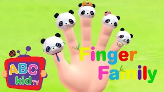 panda finger family preschool learning abc kidtv nursery