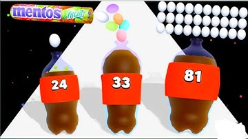 Mentos Cola 3D Game | Noob vs Pro Vs Hacker mentos cola 3D