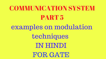 communication part-5 numerical problems on amplitude modulation 1 for gate,psu,ese,