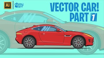 Adobe Illustrator Tutorial | How to Create a vector car Tutorial  2020 #Part 1