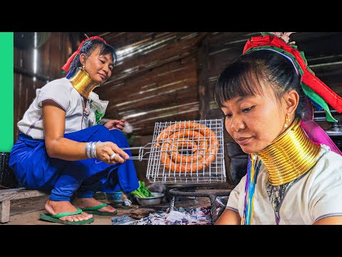 The Secret Life and Diet of Asia’s Long Neck Tribe!! | Best Ever Food Review Show