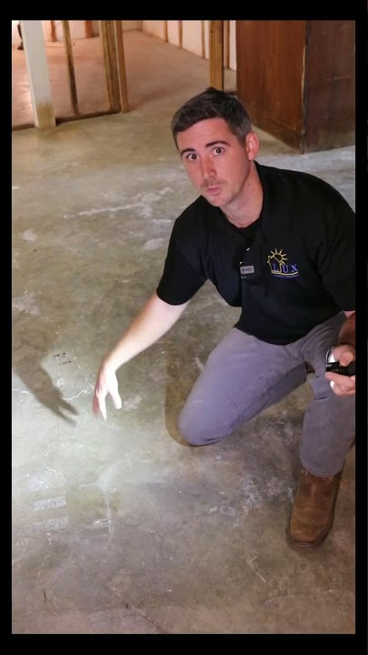 ❓ Do you have cracks in your slab floor? #construction #realestate #home