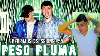 (REACCIÓN) PESO PLUMA || BZRP Music Sessions #55 🇲🇽🔥
