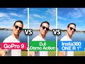 GoPro HERO 9 vs DJI Osmo Action vs Insta360 ONE R 1-inch!