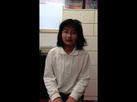 英語スピーチ 小学4年生 Youtube