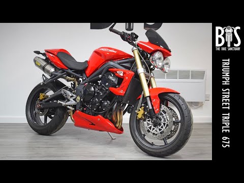 2010 '10 Triumph Street Triple 675 Street Fighter Naked Used Motorcycle For  Sale - Youtube