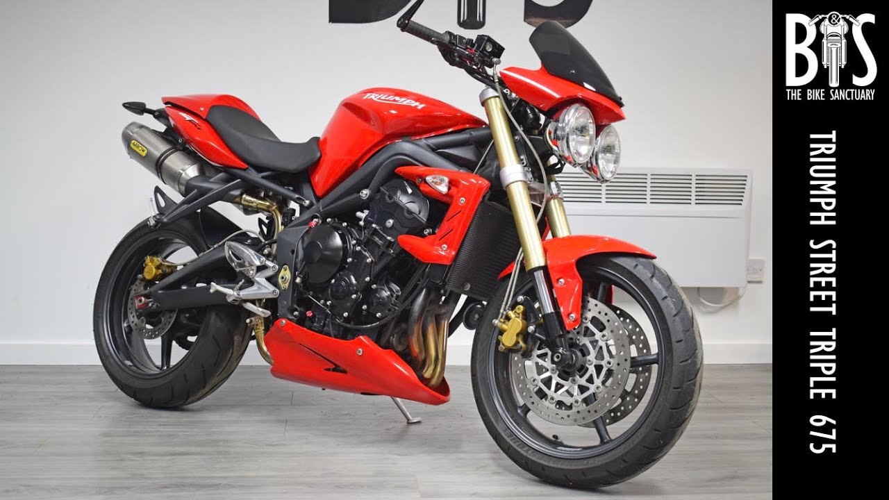 2010 '10 Triumph Street Triple 675 Street Fighter Naked Used Motorcycle For  Sale - Youtube