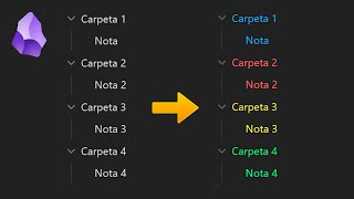 Cómo cambiar el Color de las Carpetas y Notas en Obsidian screenshot 5