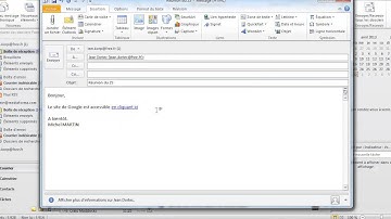 Outlook | lien hypertexte