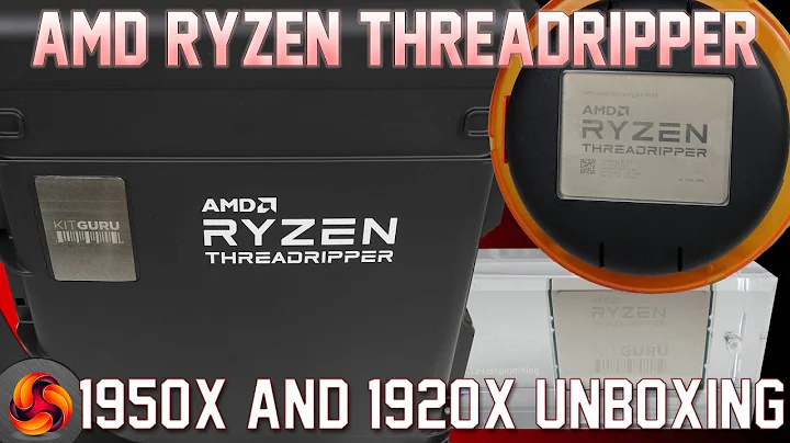 Unboxing do AMD Ryzen Threadripper 1950x e 1920x